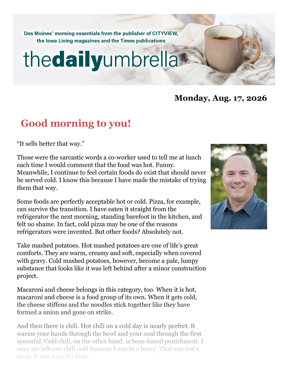 Du aug. 17  police investigate shots in dm  hotel collapses in burlington  big, hairy spiders joke 1