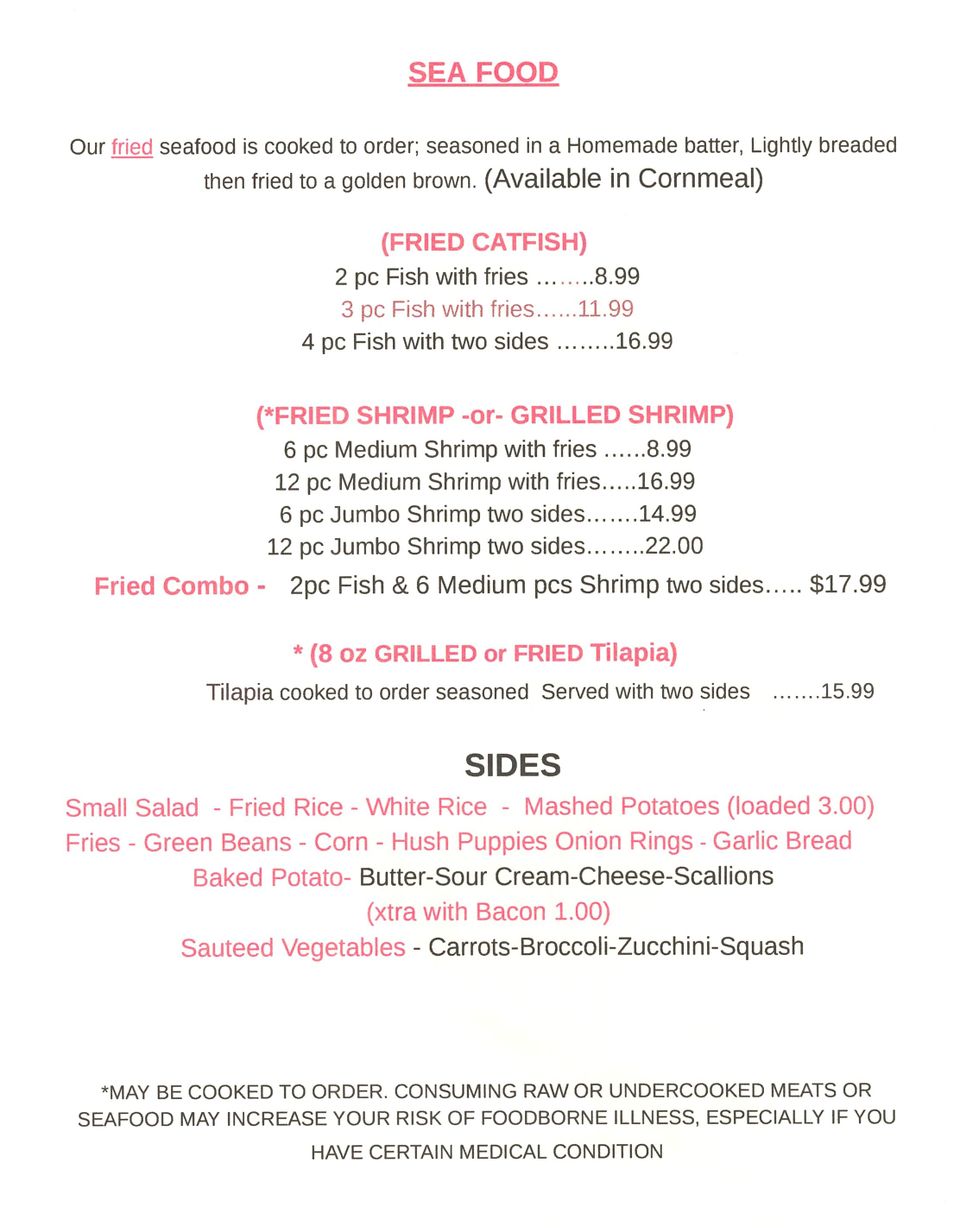 Wagon wheel restaurant menu   seafood   page 4