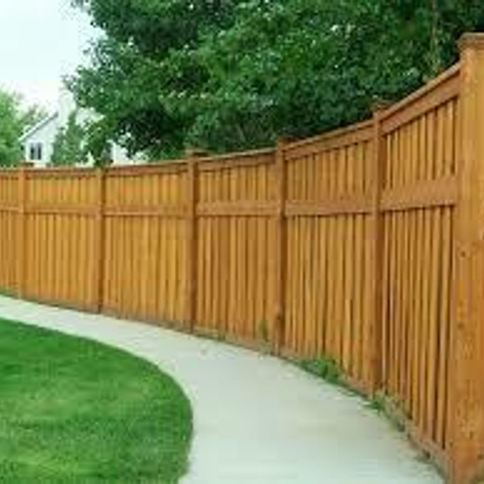 Big wood fence