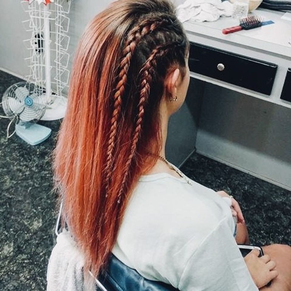Braids   hair color