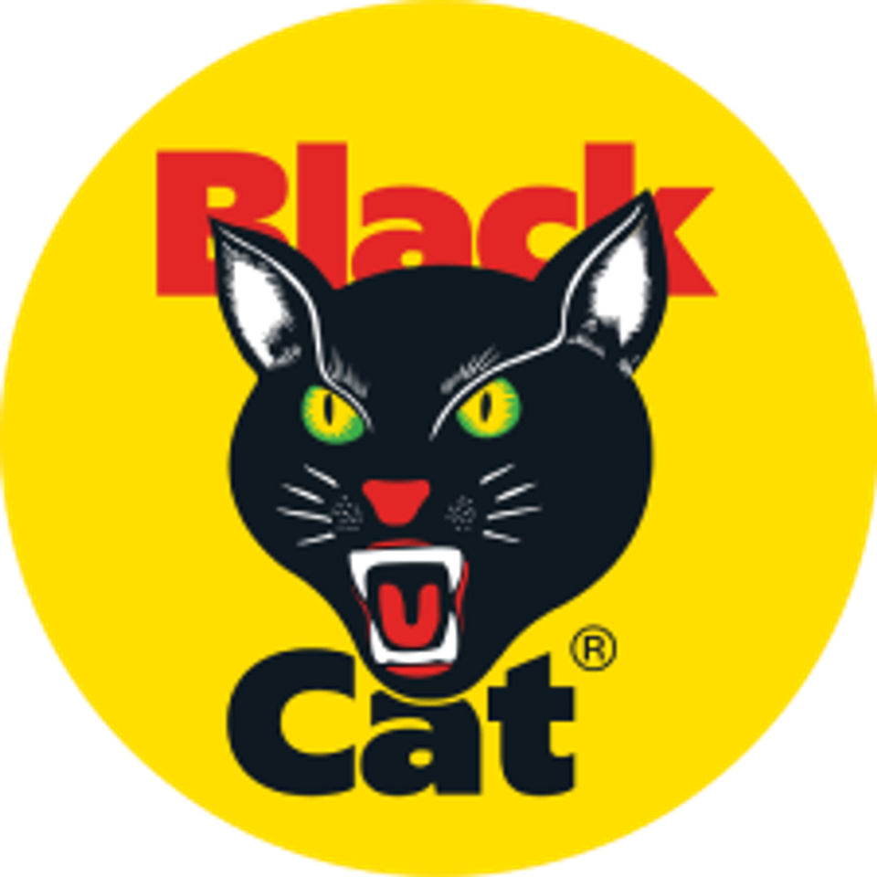 Black cat logo