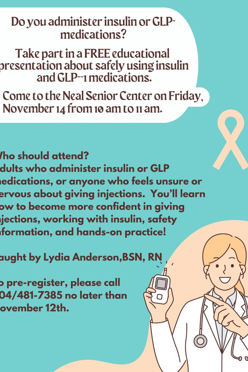 Poster insulin and glp medications