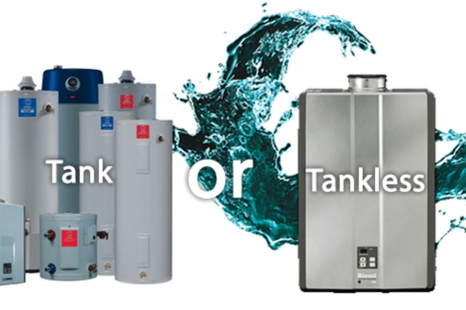 Storage tank vs tankless water heaters