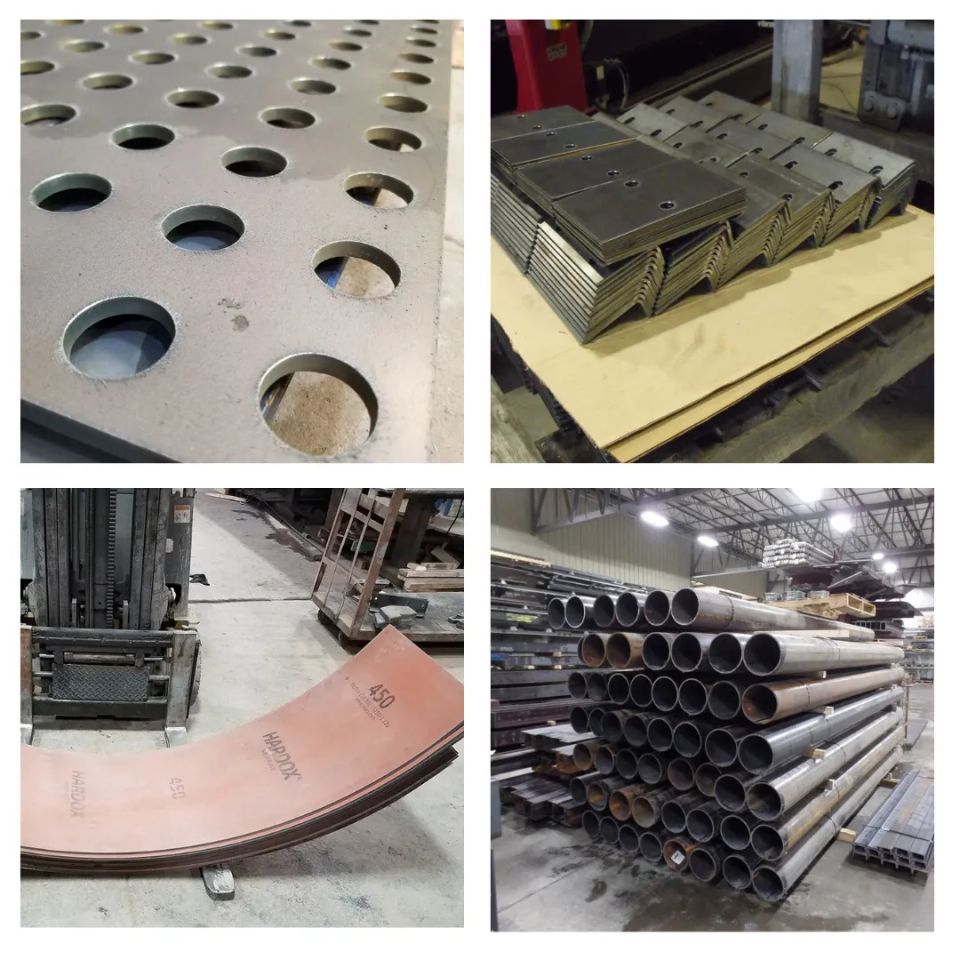 Cut bend rolled punch products