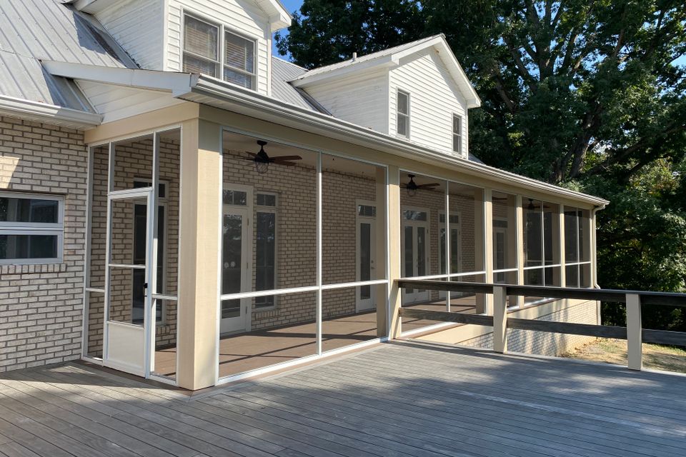 Doug and linda howard porch complete