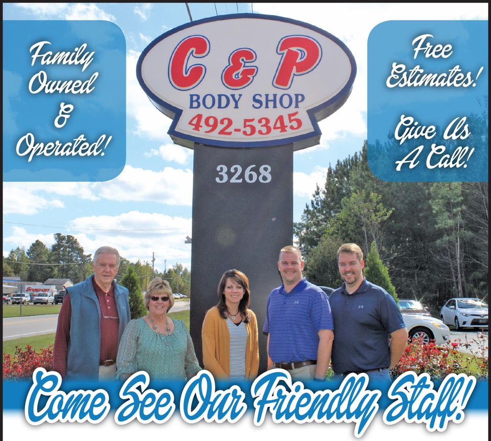 C&P Body Shop Team, auto repair in henderson, collison repair in henderson nc,