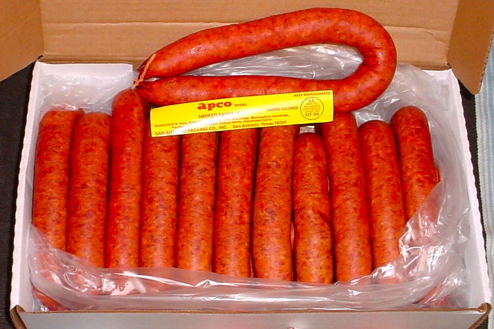 Smoked sausage package