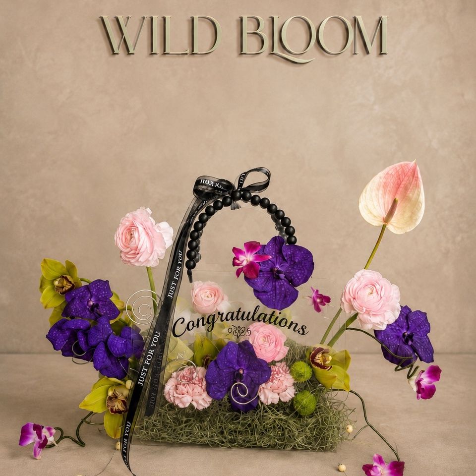 Flower purse 200 b