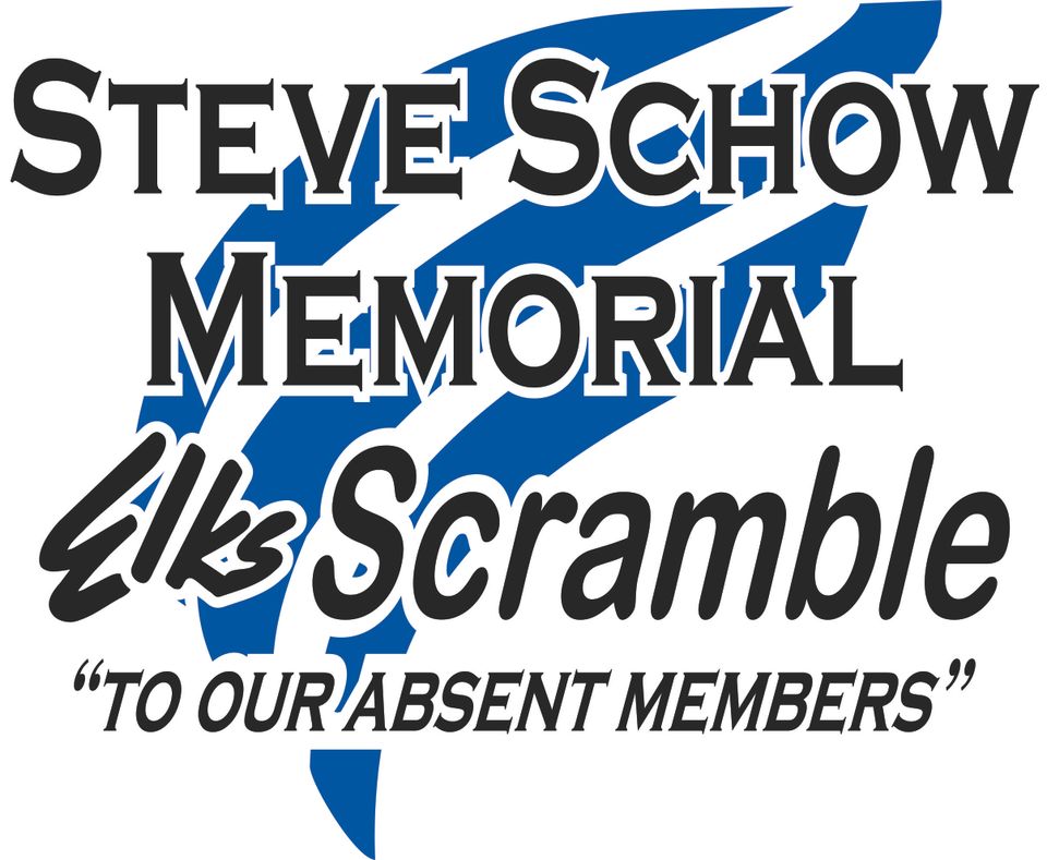 Steve schow elks scramble logo