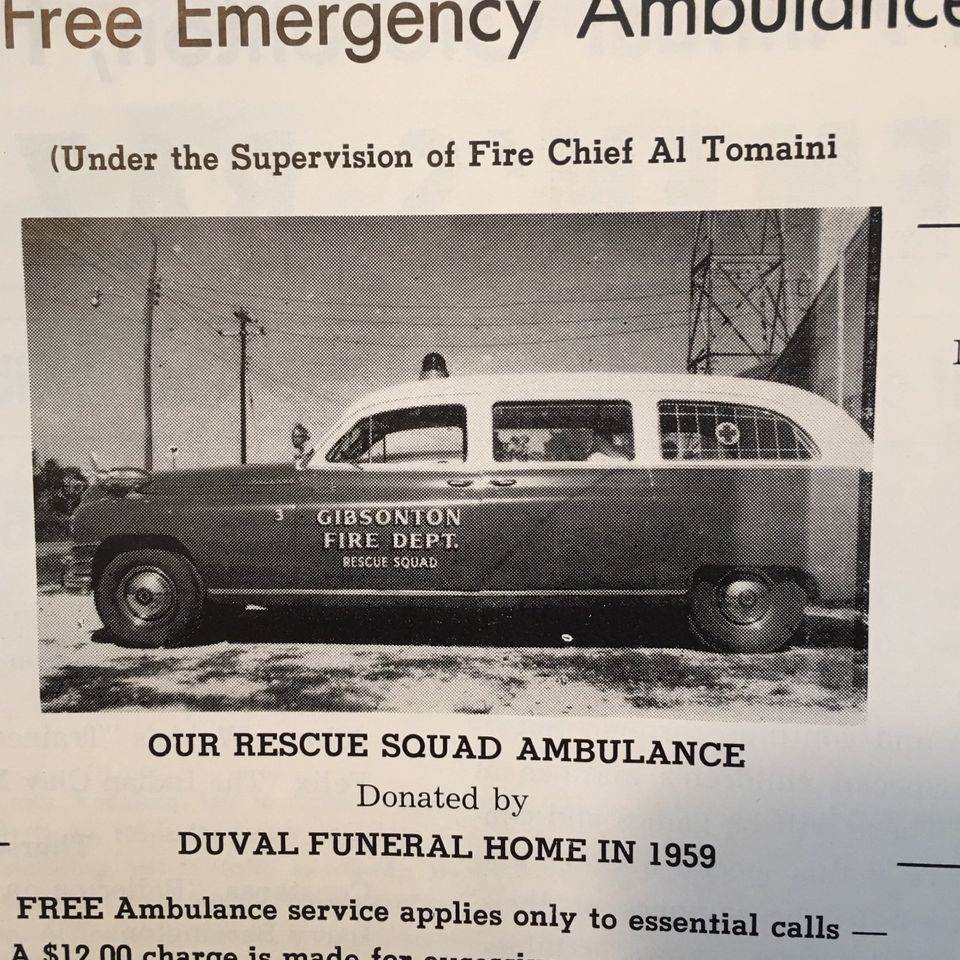 Gvfd 1960 ambulance