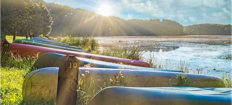 Pine Creek, Tioga County, PA canoes