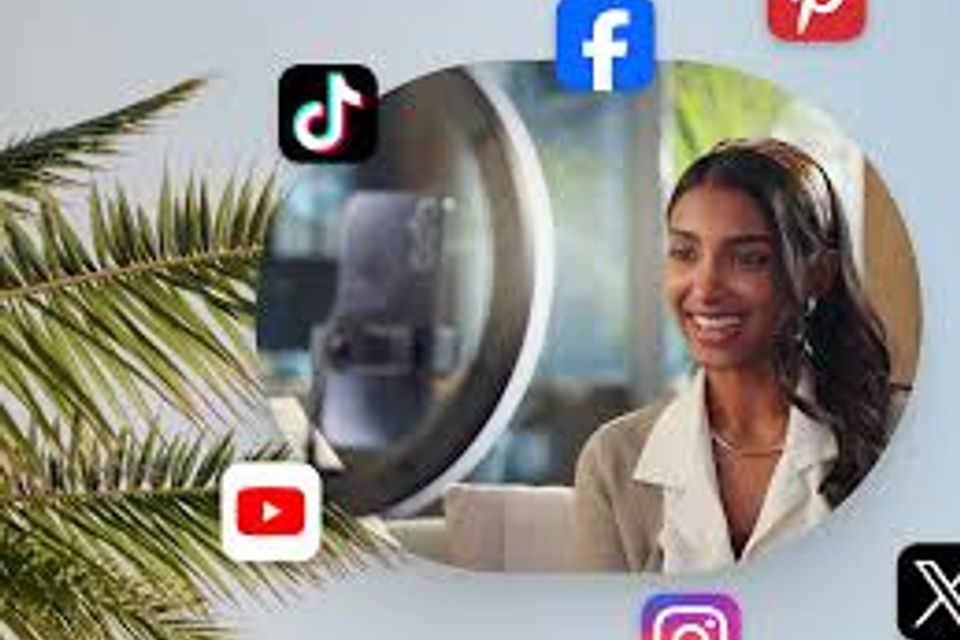Social media page optimization with a person