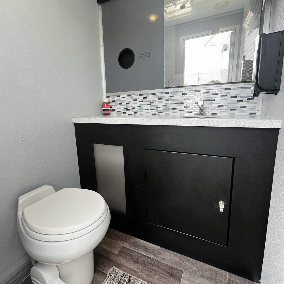 ADA Restroom Trailer Interior