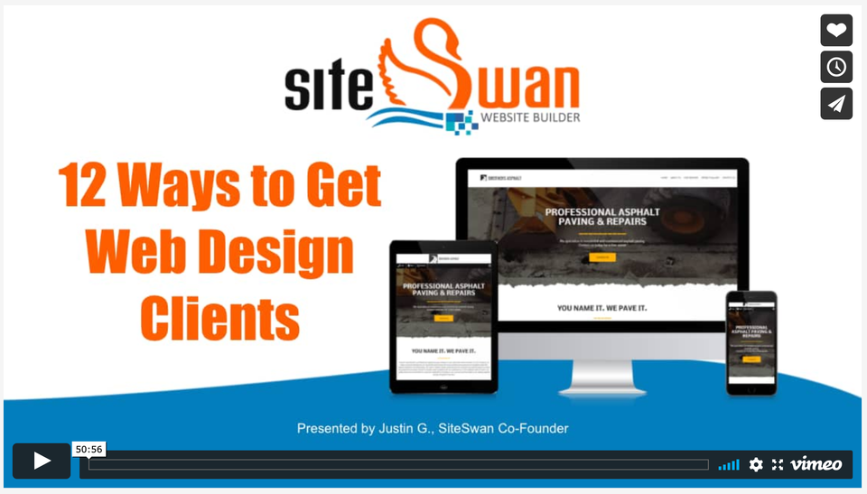 Webinar 12 ways to get web design clients