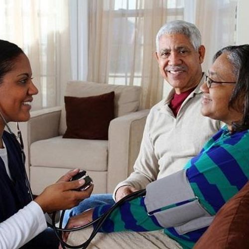 Care team supporting individuals and families