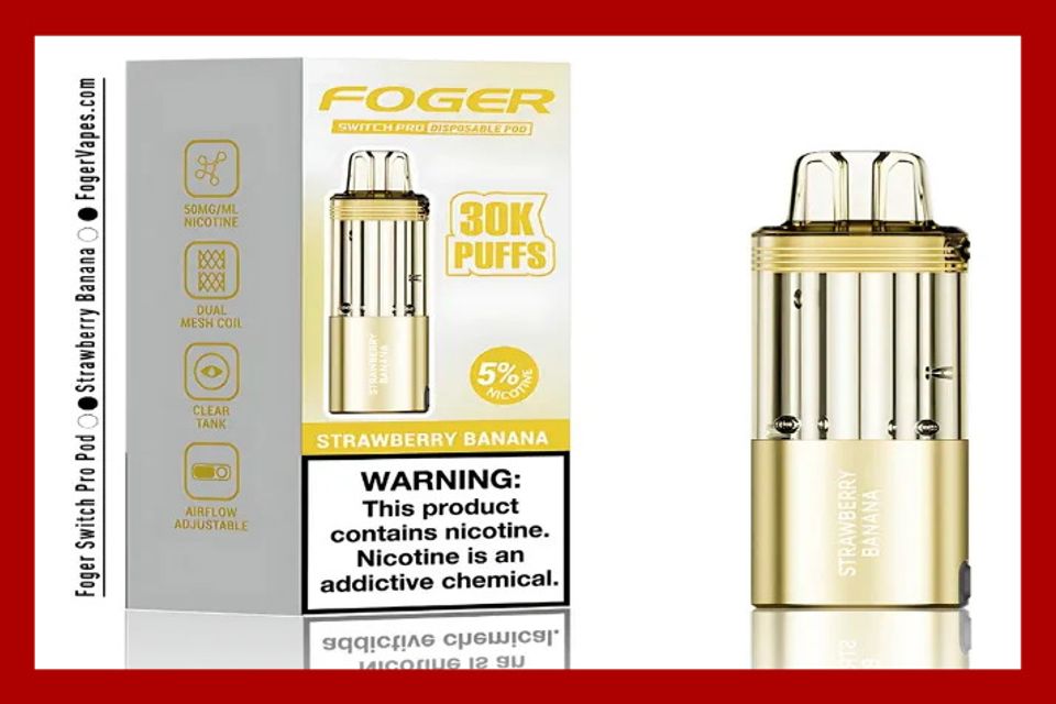 Foger Strawberry Banana Disposable Pod