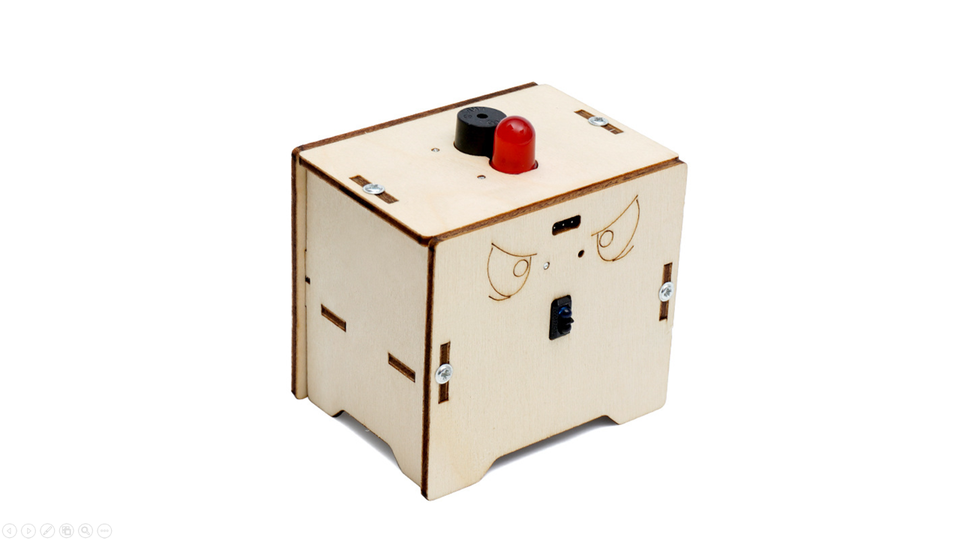 39. toy object immobilizer diy technology experimental alarm material kit wooden puzzle interactive game educational set (1 1)