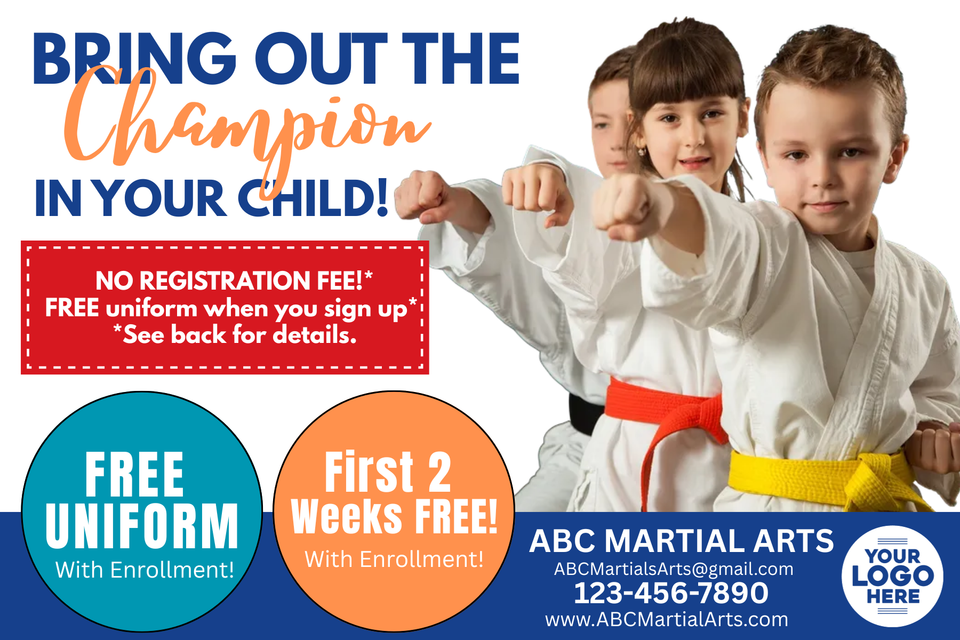 Martial arts postcards (3)