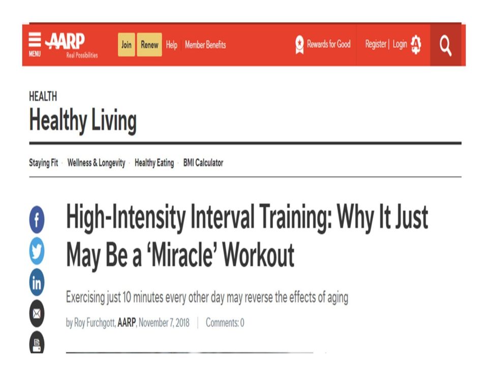 Aarp hiit article nov2018