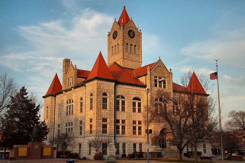 Courthouse in nevada missouri by carl wycoff