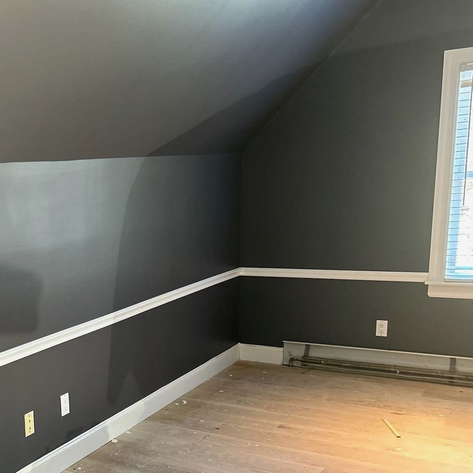A nice dark paint job done by Taurus Contracting Inc. of Suffolk County , NY