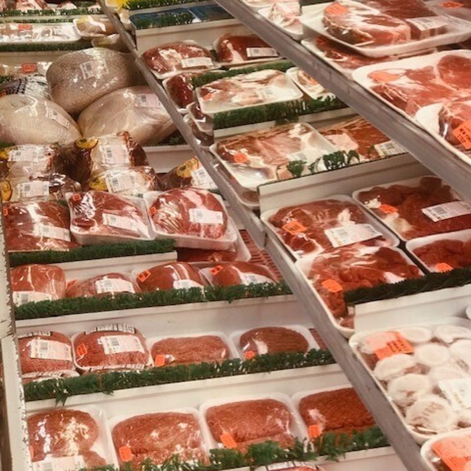 Picture of meat case