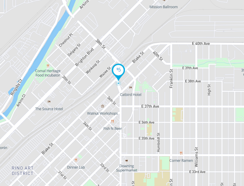 3847 N. Downing St. map