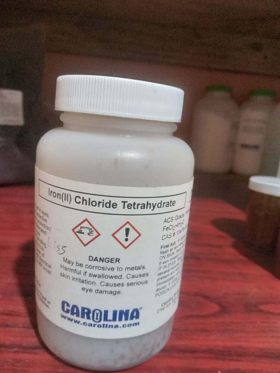 Iron ii chloride tetrahydrate
