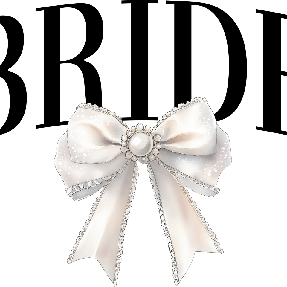 Wedding   bride with bow