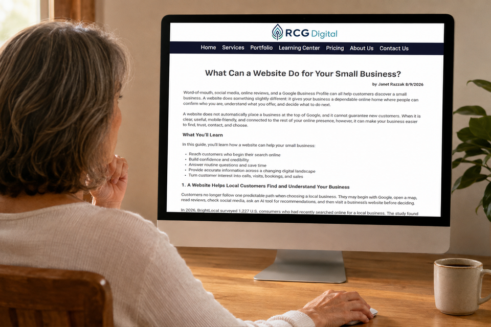 What Can a Website Do for Your Small Business?