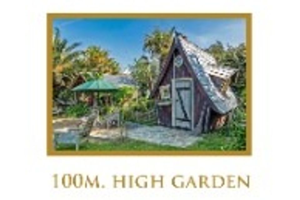 29. 100 m. high garden