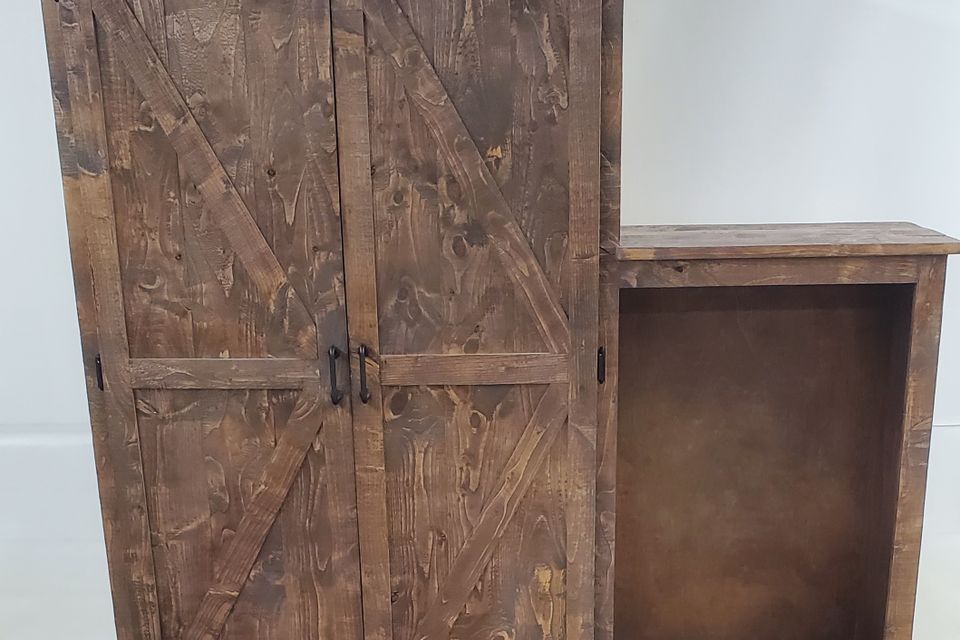 Made to order shoe cabinet