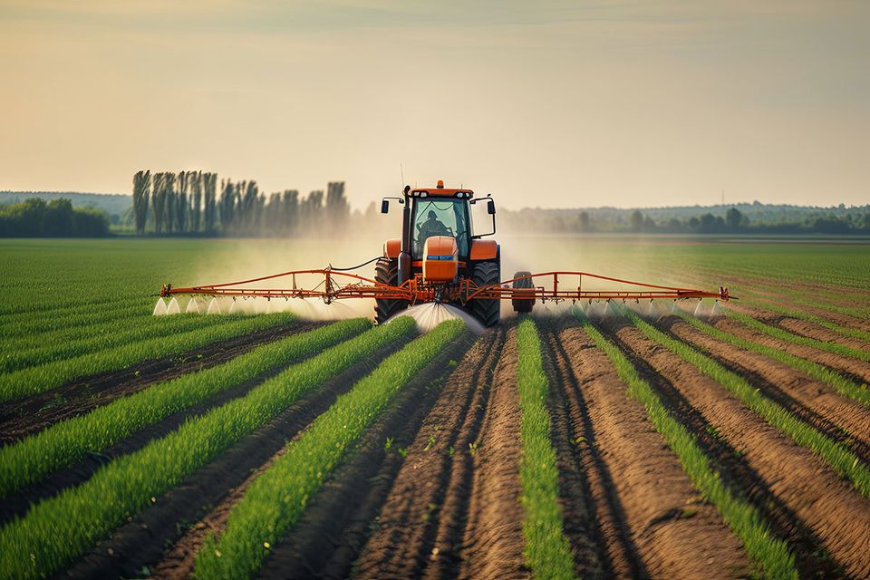 Pesticide spraying