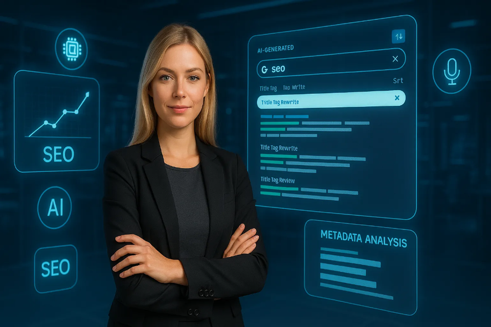 Master 2025 SEO metadata with Google's latest AI updates. Optimize title tags, meta descriptions, and local search for voice queries and better CTR.
SEO Title Tags & Meta Descriptions 2025: AI Search Guide