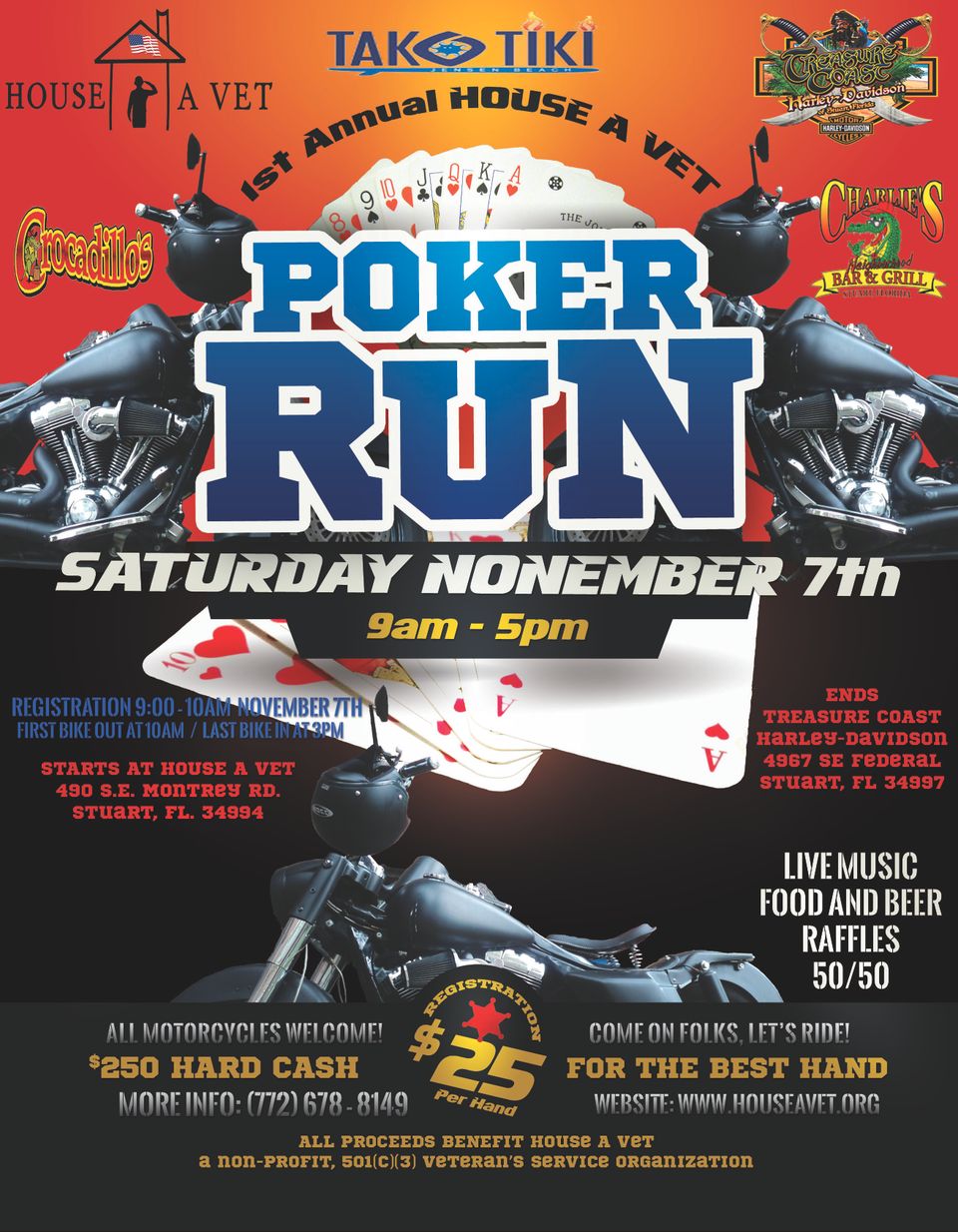 Hav poker run flyer