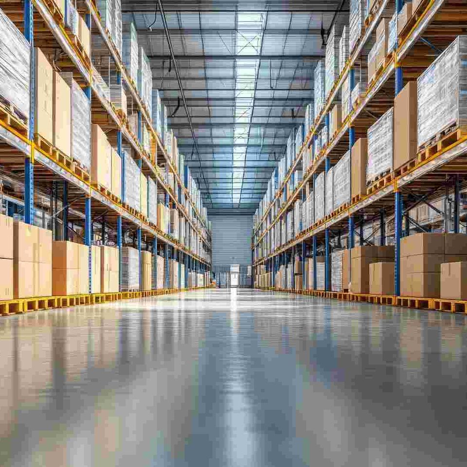 Medium vecteezy large warehouse interior filled with neatly stacked 59555175 medium