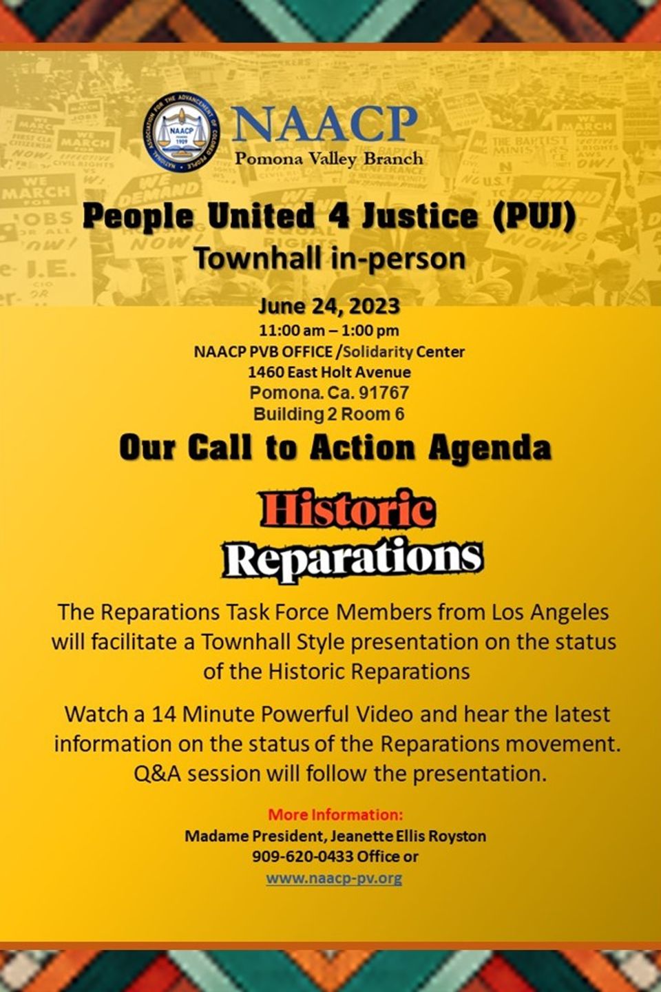 Reparations2 peoples’ unite 4 justice 2023   colorful