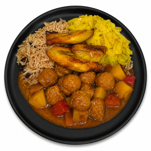 Sweet   sour meatballs with jerk sauce   approved