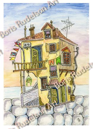House with Balcon 