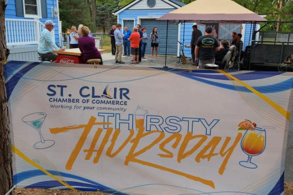 Thirsty thursday sign