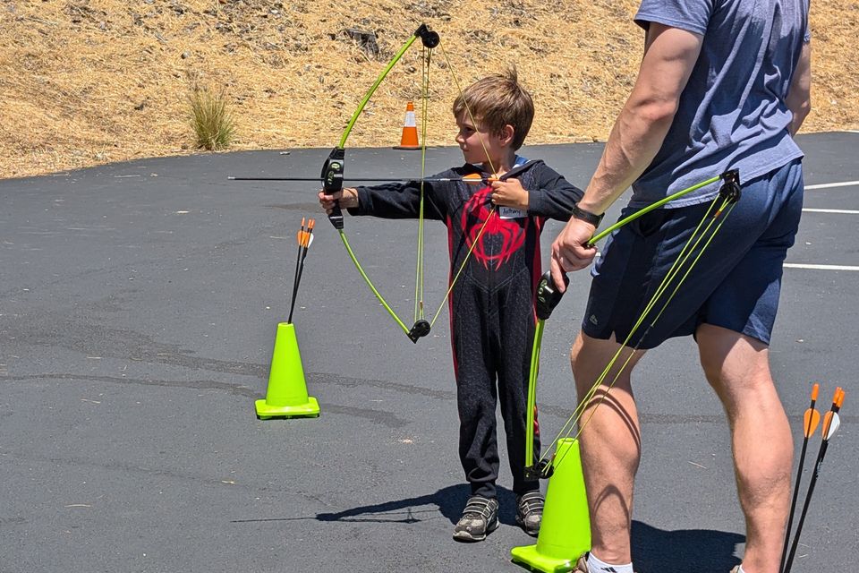 Anthony keller doing archery