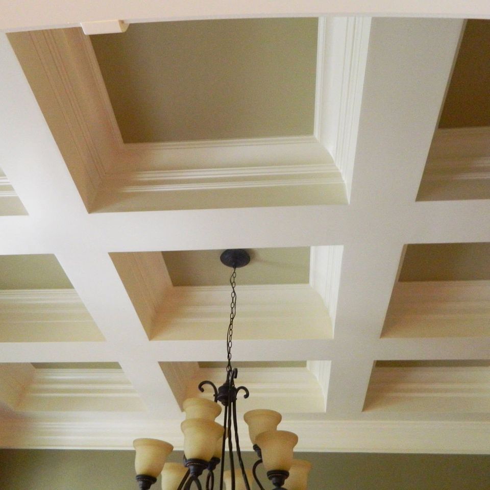 Coffered ceiling detail