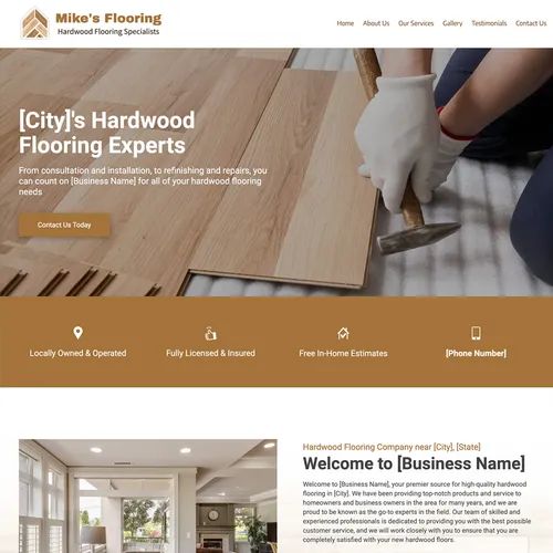 Hardwood flooring services
