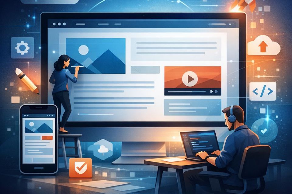 Front end publishing