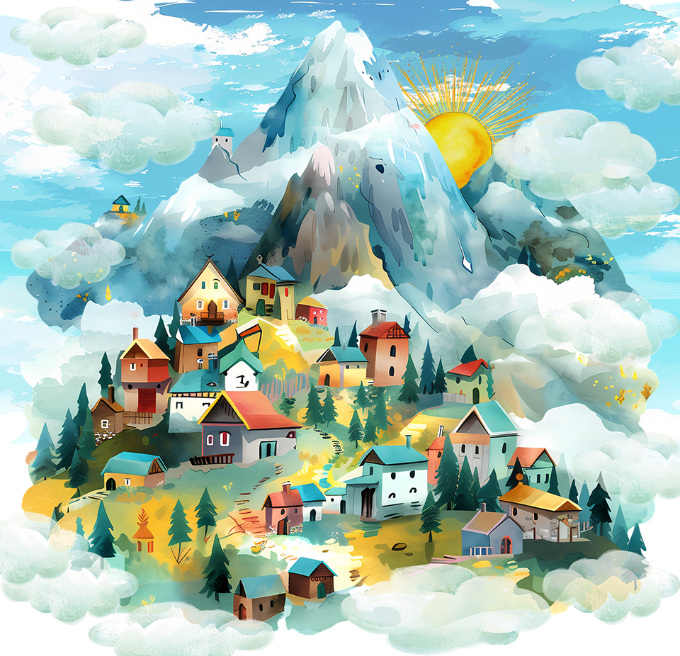 City above the clouds