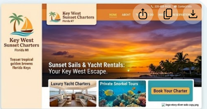 Campground website designs7 for four regions google gemini