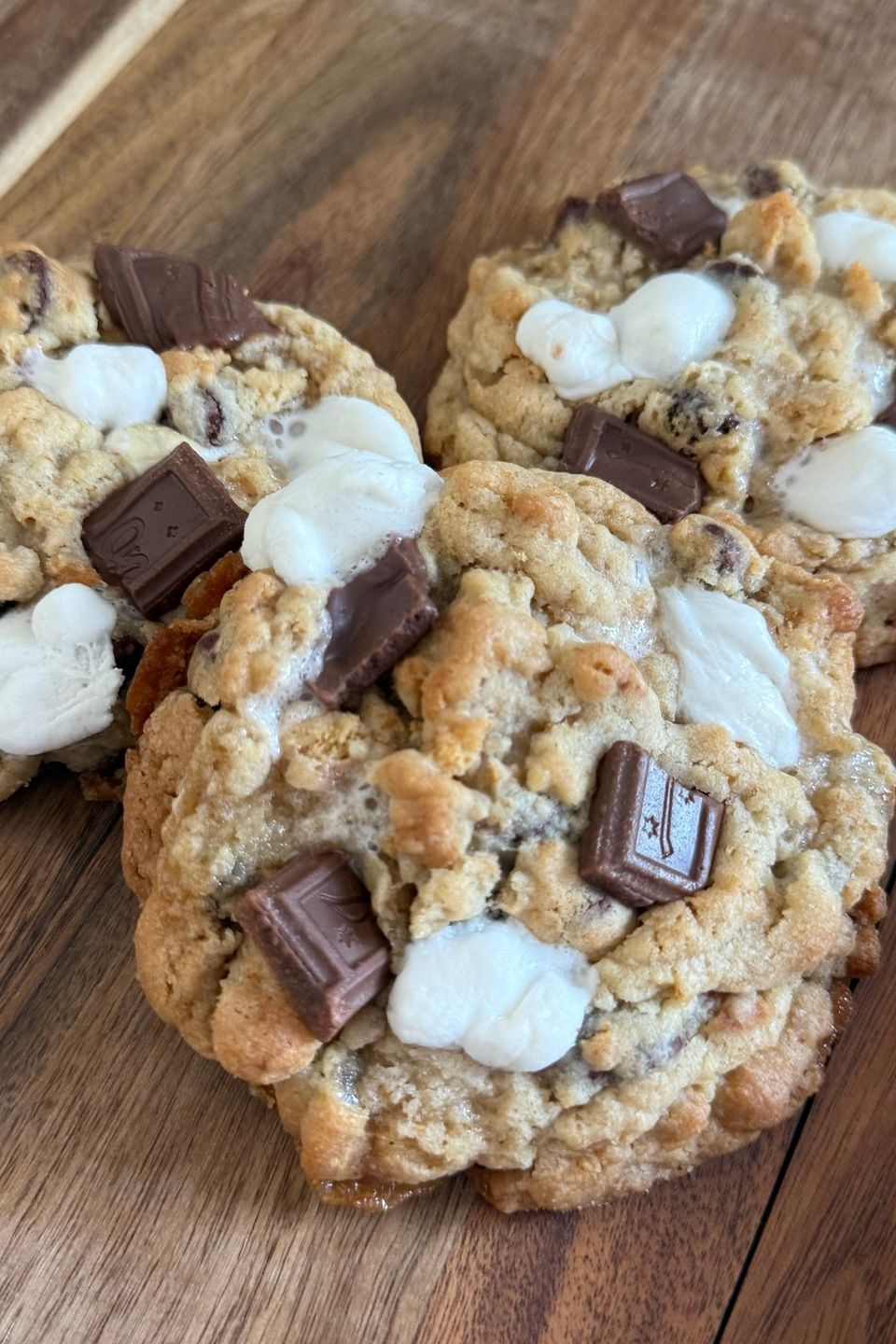 Fresh baked S'mores cookies at Bella Boo Ice Cream and Snowballs