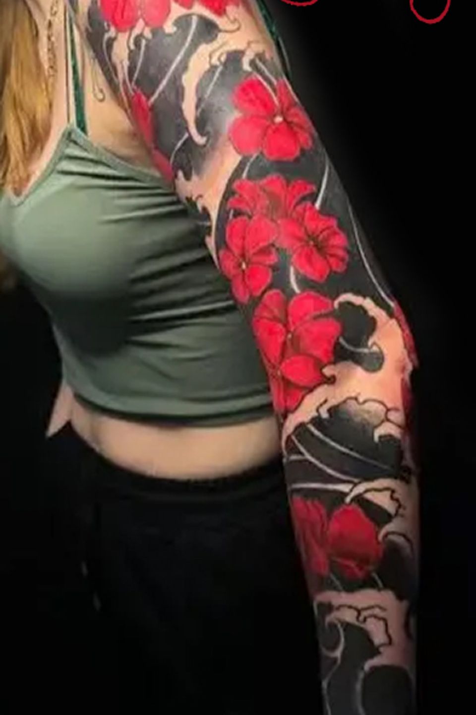 Joey japanese cherry blossom water sleeve
