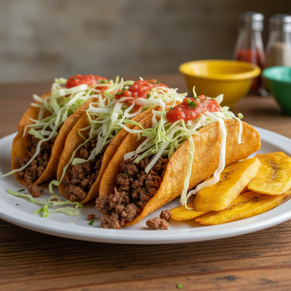 Tacos hondureños   real photo