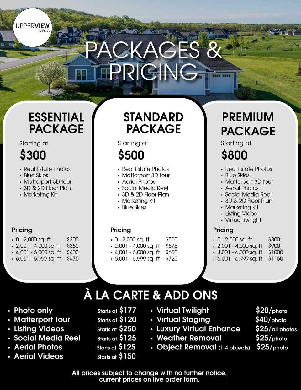 Upperview pricing 3 pricing 06 18 24